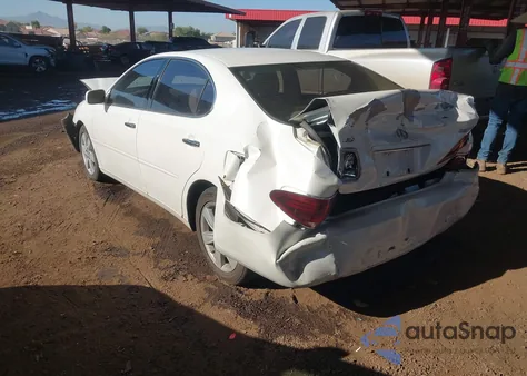 2005 Lexus Es 330 z USA, uszkodzony, nr VIN JTHBA30G055111046